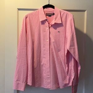 Vineyard Vines Pink Gingham Women’s Shirt